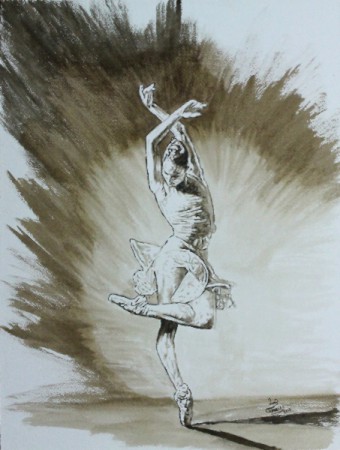 Em papel "ARCHES" 300g 31cm x 41cm