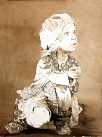 Em papel "ARCHES" 300g 31cm x 41cm