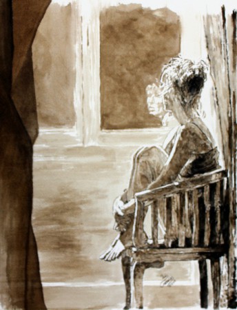 Em papel "ARCHES" 300g 31cm x 41cm